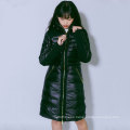 Women`s long down jacket